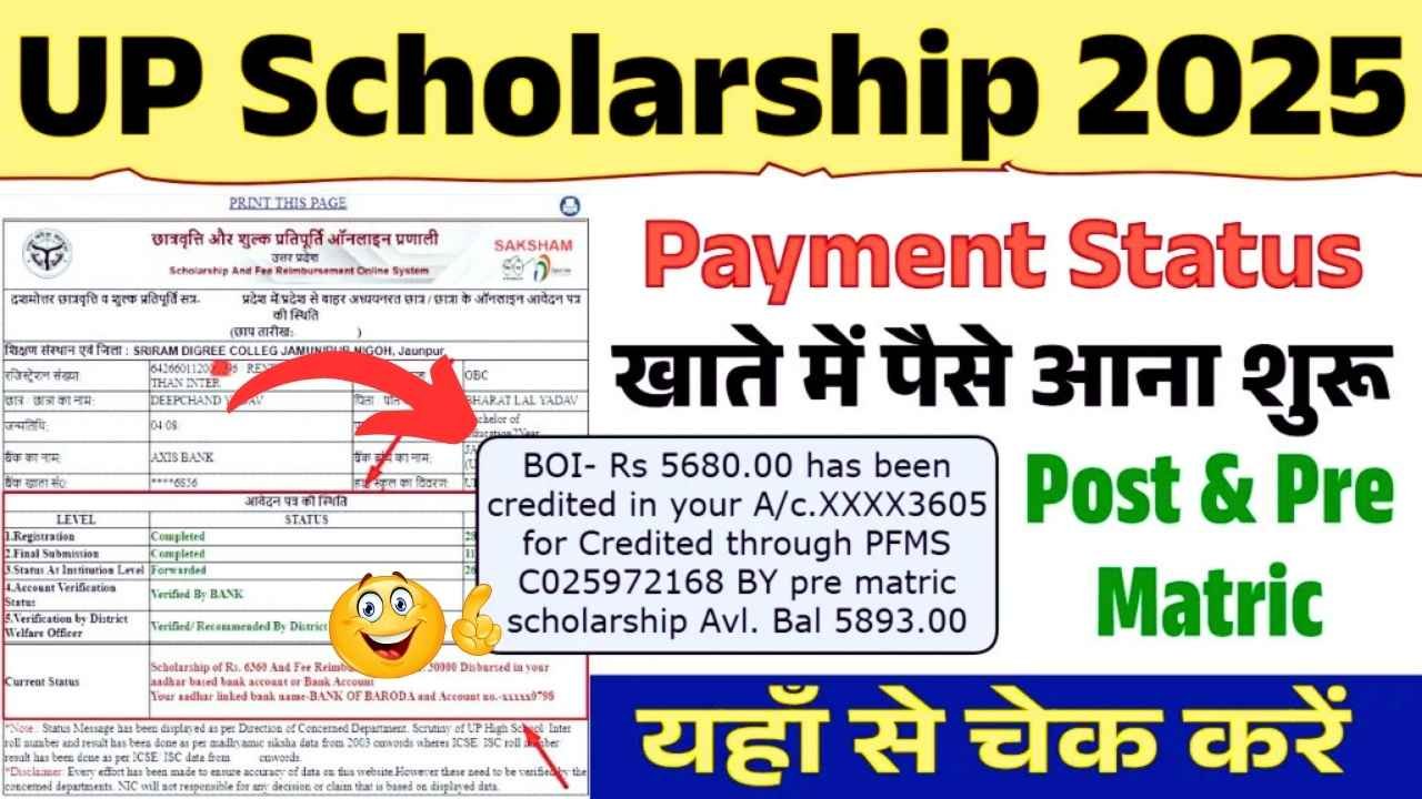 UP Scholarship 2025